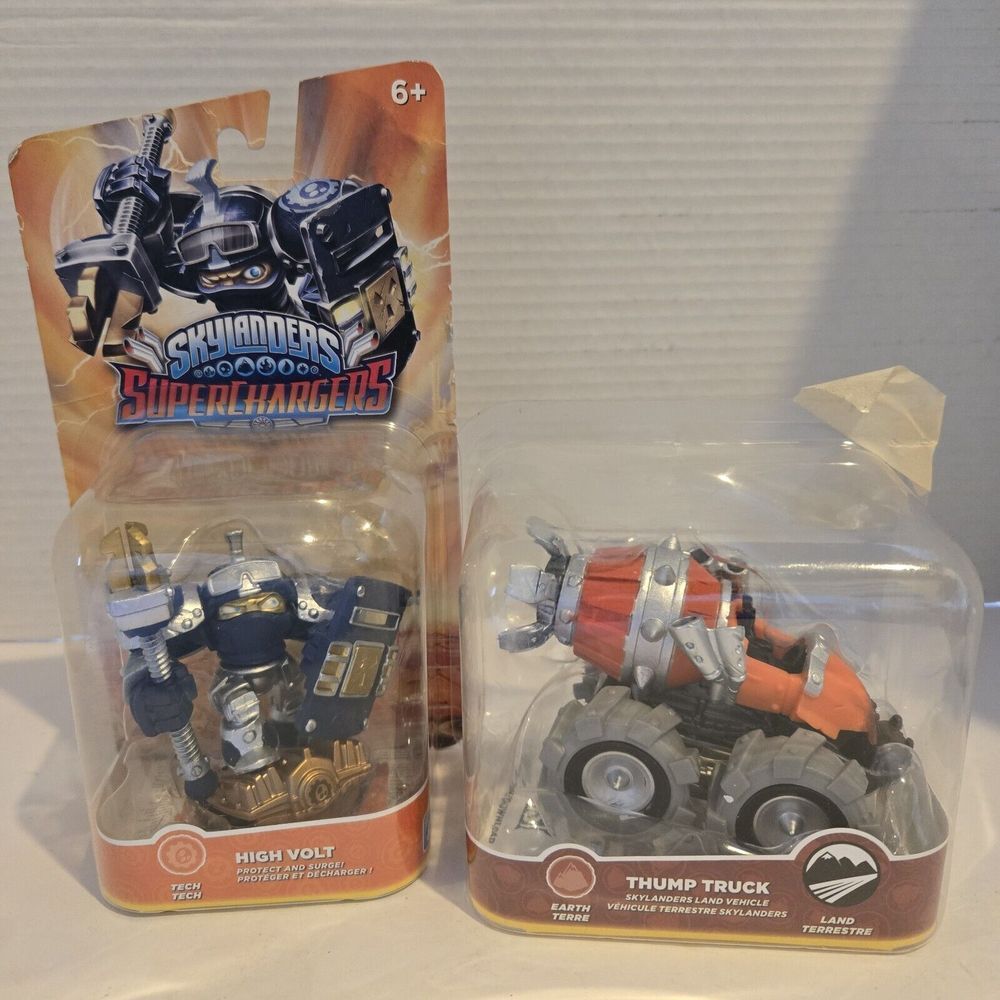 Skylanders SuperChargers High Volt Tech & Thump Truck Land Earth - NEW/SEALED